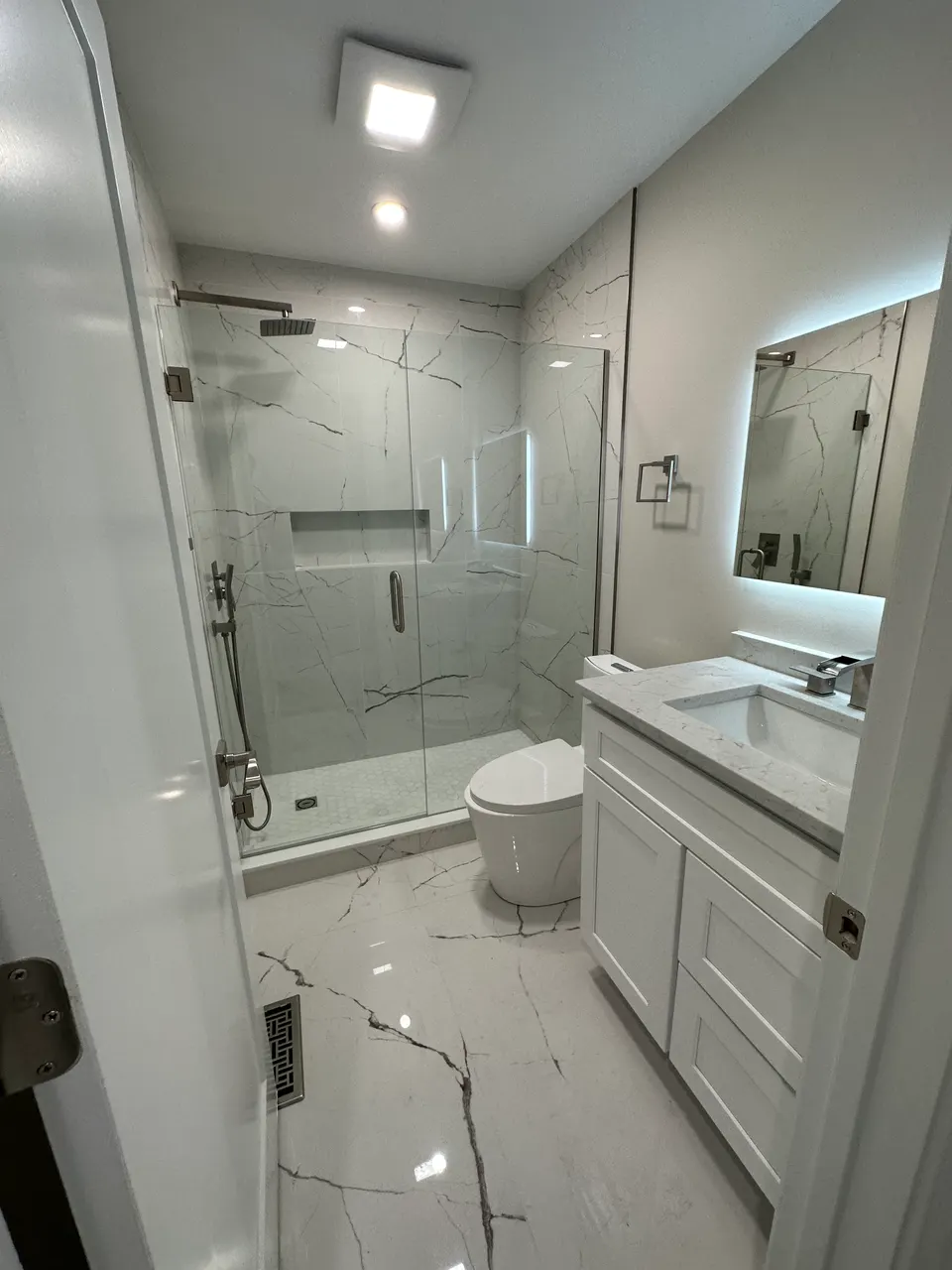 Bathroom Remodeling, completed Metro Detroit project